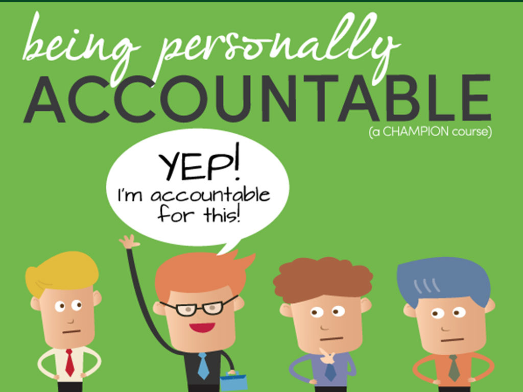 Being Personally Accountable